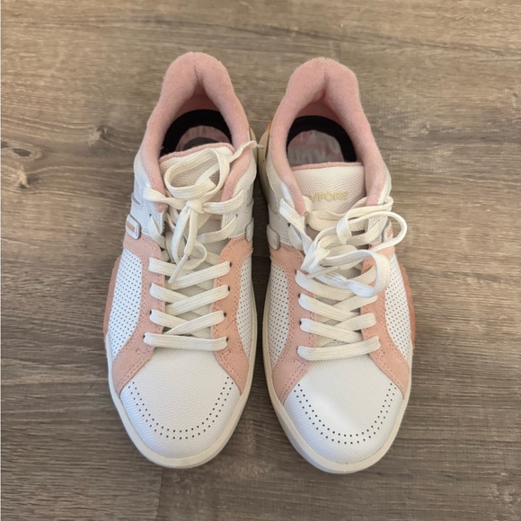 G/FORE White and Pink Women's Sneakers - Picture 1 of 4